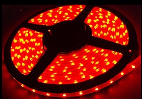 D00038 Serie FLEXIBLE STRIP (RGB;  12 VDC; 7,2W/metro; CABLE; 100º; 30/metro; SMD; 0,24W/led; 5000 x 14 x 4mm; IP65 )