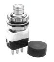 10400 Series (Professional pushbuttons, Single Pole, PANEL, ON-MOM, Threaded bushing diam.10mm(.393), Solder lugs, quick-connect (fast-on))