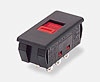 <b>2000 Series</b>( Slide Switches, 2 pos., Panel, Circuit 20,  Red Slider type 8, black, no printed)