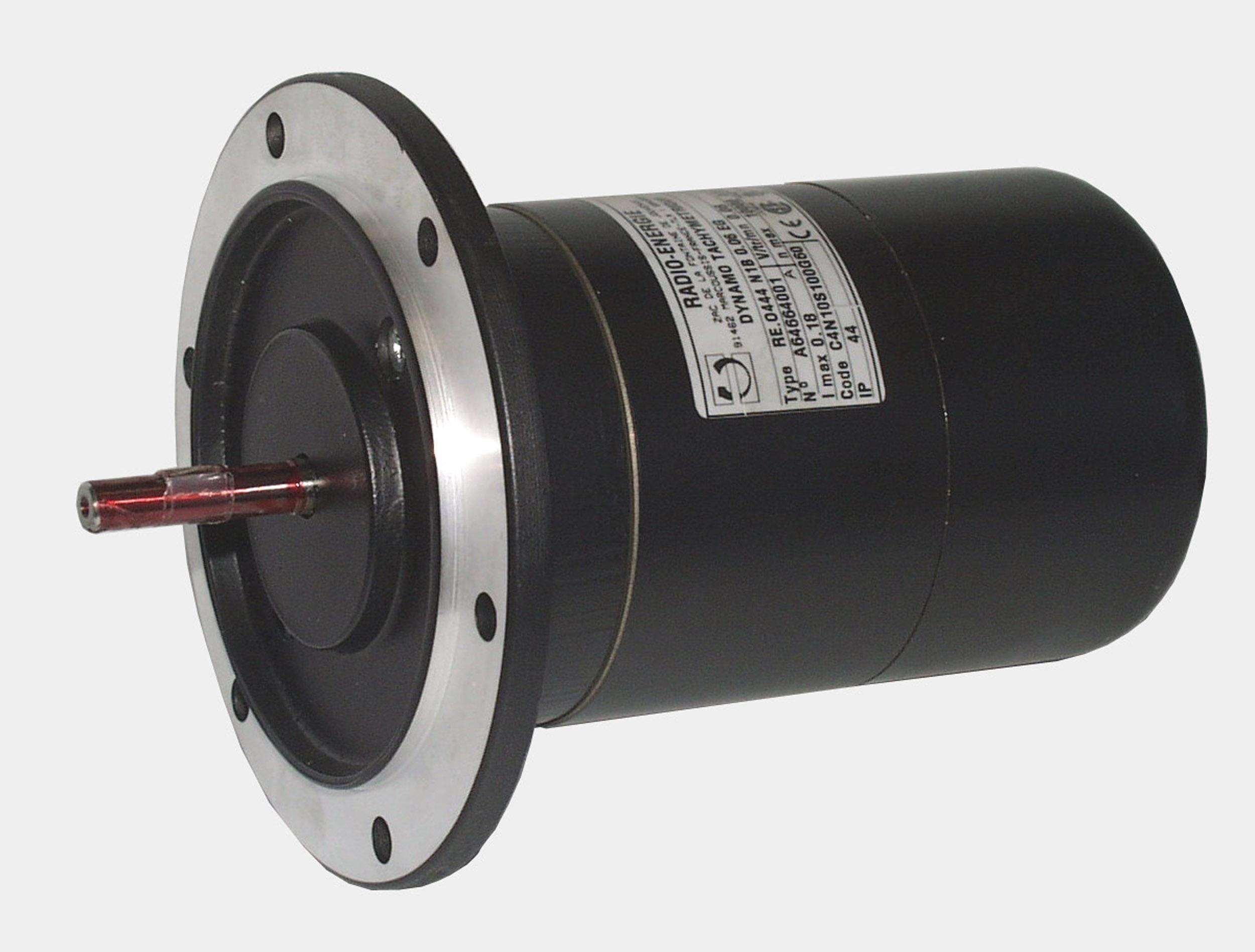 DC Tachometer with shaft (120V, 11mm, Flange)